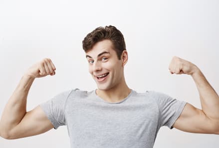 Healthy person representing physical recovery and long-term health
