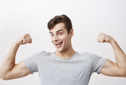 Healthy person representing physical recovery and long-term health