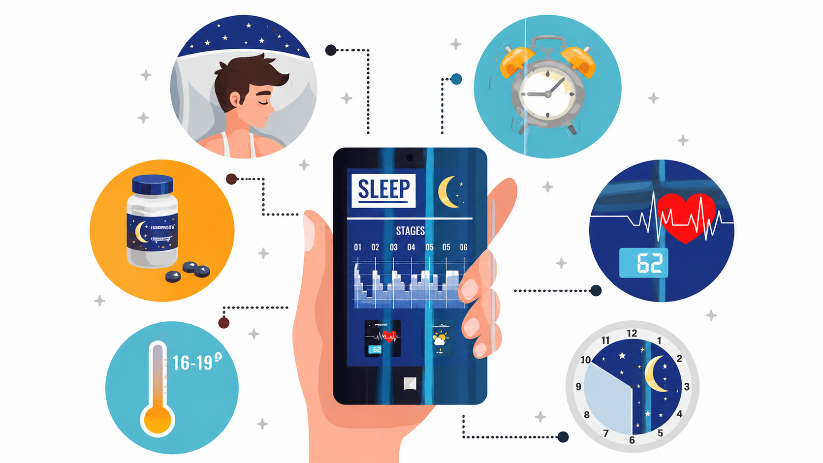 Sleep health illustration